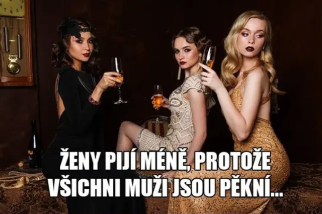 Ženy pijí méně