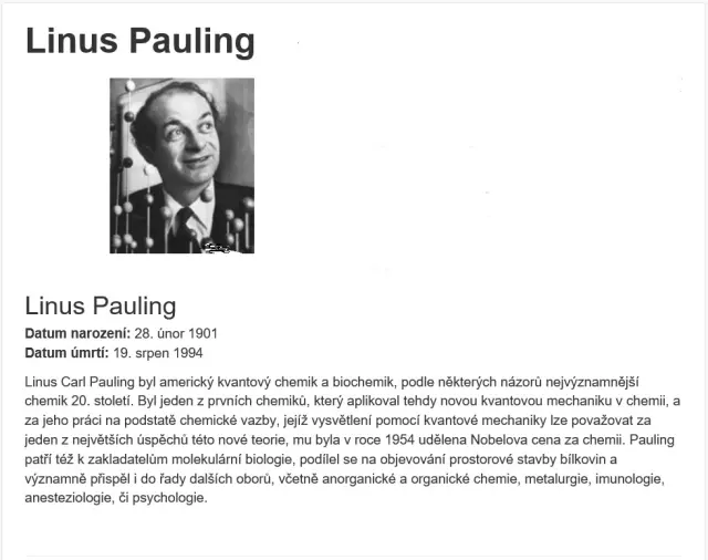 Úmrtí Linus Pauling
