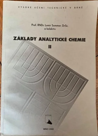 Základy analytické chemie II