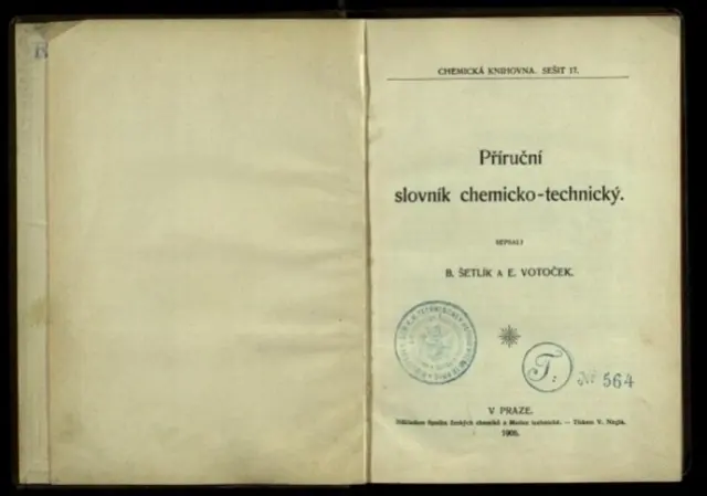 Příruční slovník chemicko - technický