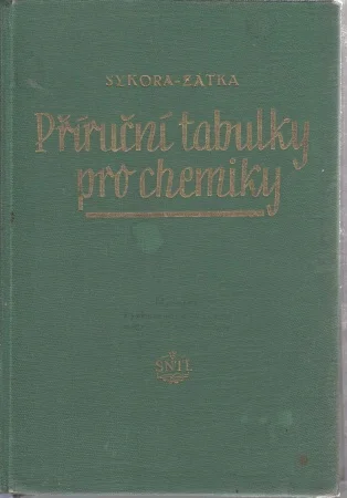 Příruční tabulky pro chemiky
