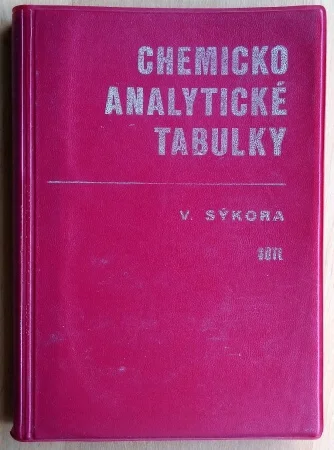 Chemicko analytické tabulky