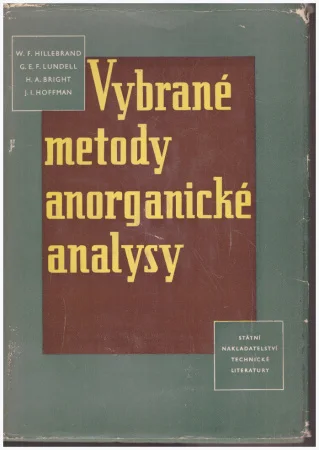 Vybrané metody anorganické analýzy