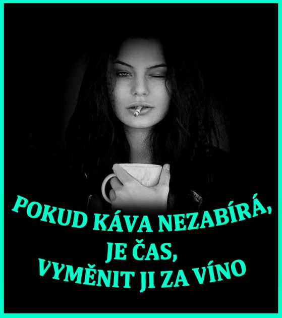 Káva a víno