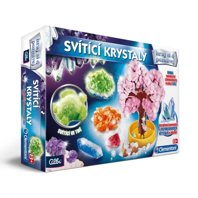 Svítící krystaly