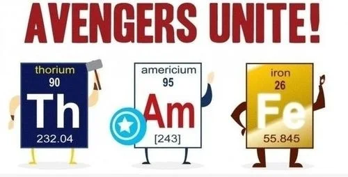 Periodická tabulka, Avengers