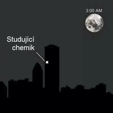 Studující chemik